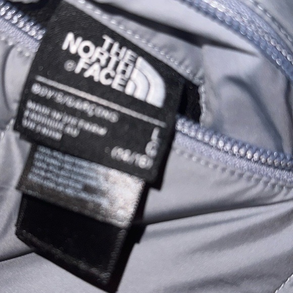 L•THE NORTH FACE•OSO SHERPA REVERSIBLE SLATE GRAY PUFFER COAT - Picture 13 of 16